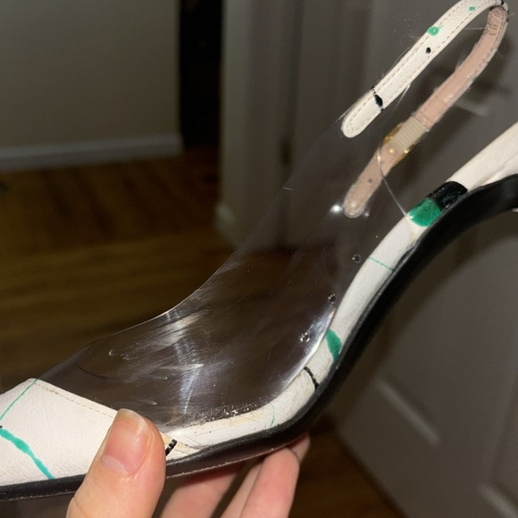 Stuart Weitzman Paint Splatter Heels - Picture 7 of 10